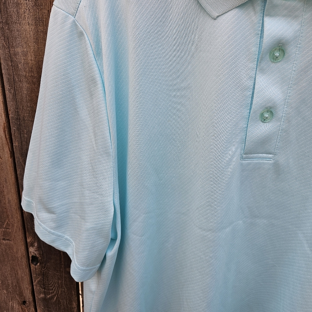 George Sky Blue Men's Polo Shirt Size XL - Picture 8 of 16